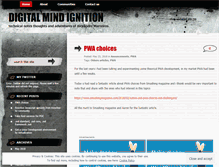 Tablet Screenshot of digitalmindignition.wordpress.com