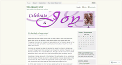 Desktop Screenshot of celebratejoy.wordpress.com