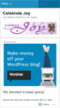 Mobile Screenshot of celebratejoy.wordpress.com