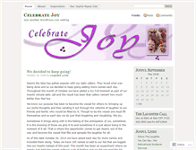 Tablet Screenshot of celebratejoy.wordpress.com