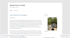 Desktop Screenshot of martijnverver.wordpress.com