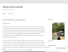 Tablet Screenshot of martijnverver.wordpress.com