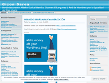 Tablet Screenshot of gizonsare.wordpress.com