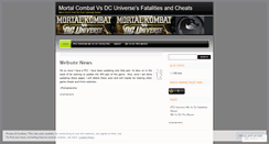 Desktop Screenshot of mortalkombatvsdcuniverse.wordpress.com