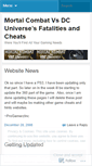 Mobile Screenshot of mortalkombatvsdcuniverse.wordpress.com