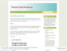 Tablet Screenshot of practicethepresence.wordpress.com