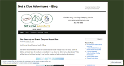 Desktop Screenshot of notacluegal.wordpress.com
