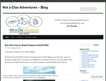 Tablet Screenshot of notacluegal.wordpress.com