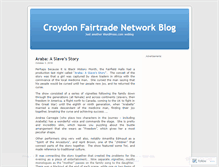 Tablet Screenshot of fairtradecroydon.wordpress.com