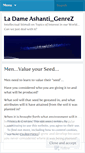 Mobile Screenshot of ladameashantigenrez.wordpress.com