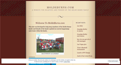 Desktop Screenshot of moldeburns.wordpress.com