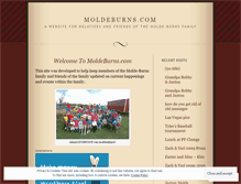 Tablet Screenshot of moldeburns.wordpress.com