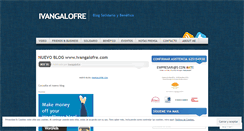 Desktop Screenshot of ivangalofre.wordpress.com