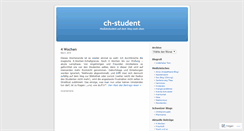 Desktop Screenshot of chstudent.wordpress.com
