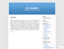 Tablet Screenshot of chstudent.wordpress.com