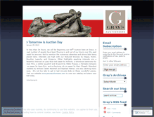 Tablet Screenshot of graysauctioneers.wordpress.com