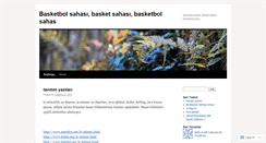 Desktop Screenshot of basketbolsahasi.wordpress.com