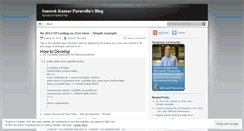 Desktop Screenshot of paruvellas.wordpress.com