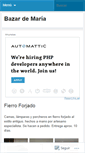 Mobile Screenshot of bazardemaria.wordpress.com