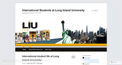 Desktop Screenshot of intlstudentsatliu.wordpress.com