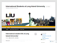 Tablet Screenshot of intlstudentsatliu.wordpress.com