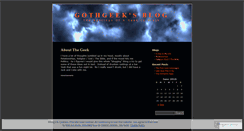 Desktop Screenshot of gothgeek.wordpress.com