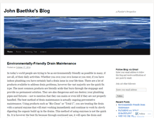 Tablet Screenshot of johnbaethke.wordpress.com