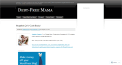 Desktop Screenshot of debtfreemama.wordpress.com