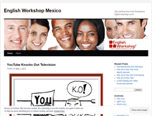 Tablet Screenshot of englishworkshopmexico.wordpress.com