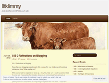 Tablet Screenshot of lltklimmy.wordpress.com