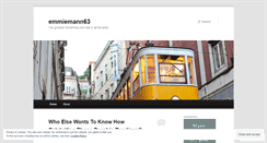 Desktop Screenshot of emmiemann63.wordpress.com