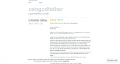 Desktop Screenshot of osogodfather.wordpress.com