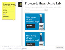 Tablet Screenshot of laurenivory.wordpress.com