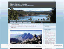 Tablet Screenshot of missionventureministries.wordpress.com