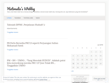 Tablet Screenshot of hatimulia.wordpress.com