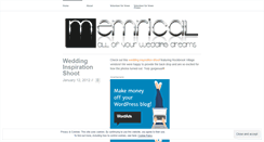 Desktop Screenshot of memrical.wordpress.com