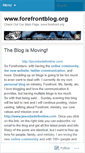 Mobile Screenshot of forefrontchurch.wordpress.com