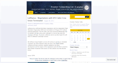 Desktop Screenshot of intlfreightforwarder.wordpress.com