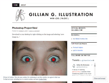 Tablet Screenshot of gillustration.wordpress.com