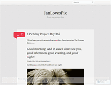 Tablet Screenshot of jansmith2911.wordpress.com