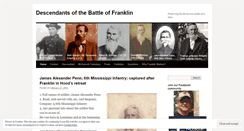 Desktop Screenshot of franklindescendants.wordpress.com