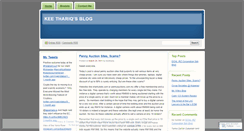 Desktop Screenshot of keethariq.wordpress.com