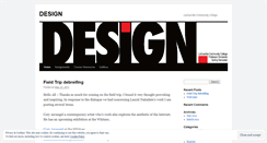 Desktop Screenshot of introtodesign2011.wordpress.com