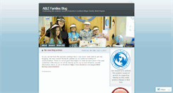 Desktop Screenshot of ablefamilies.wordpress.com