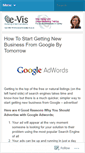 Mobile Screenshot of evismarketing.wordpress.com
