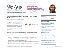 Tablet Screenshot of evismarketing.wordpress.com