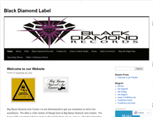 Tablet Screenshot of blackdiamondlabel.wordpress.com