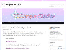 Tablet Screenshot of 2dcomplexstudios.wordpress.com