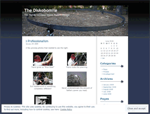 Tablet Screenshot of diskobomile.wordpress.com