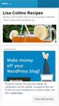 Mobile Screenshot of lisacollinsrecipes.wordpress.com